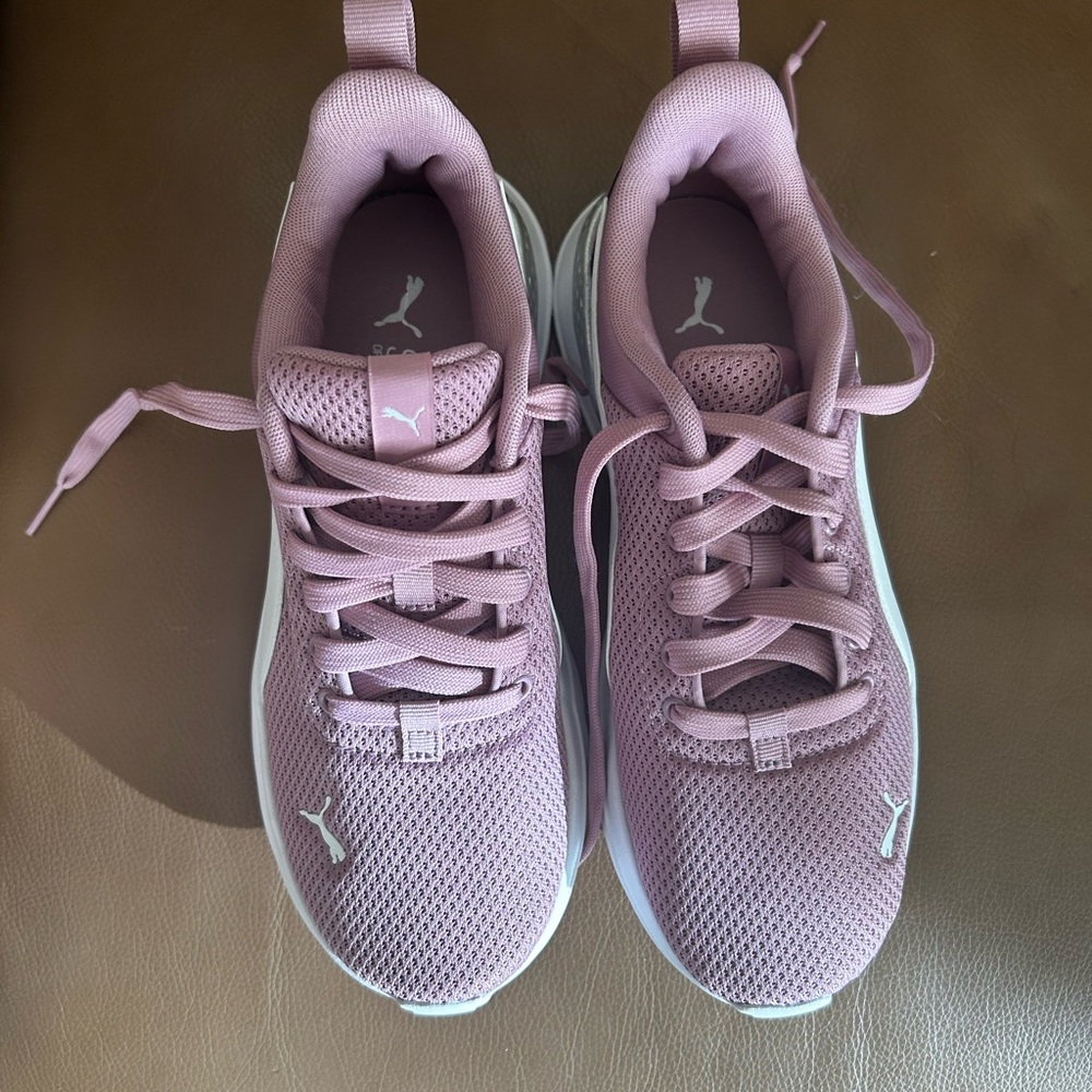 PUMA Kids’ Anzarun Lite Shoes Pale Pink Size 5C
